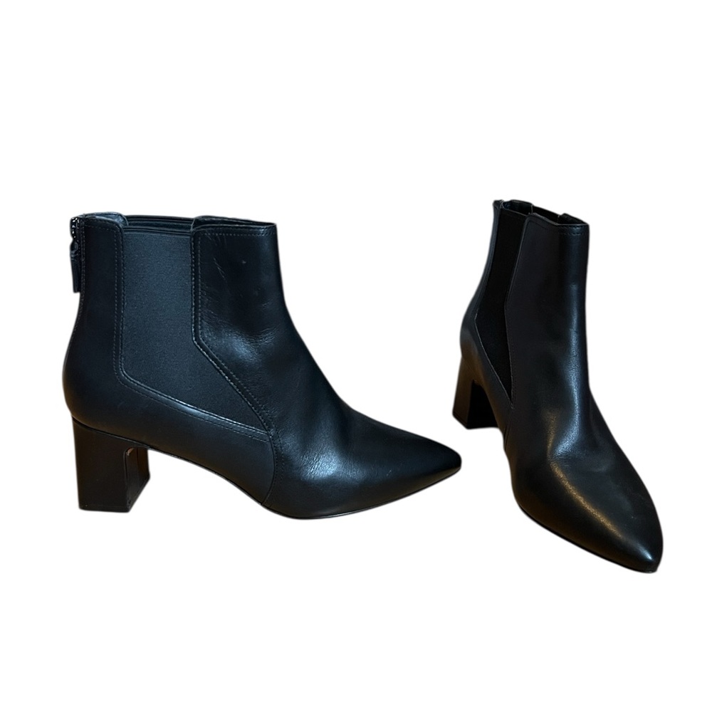 Cole Haan Black Heeled Ankle Boots